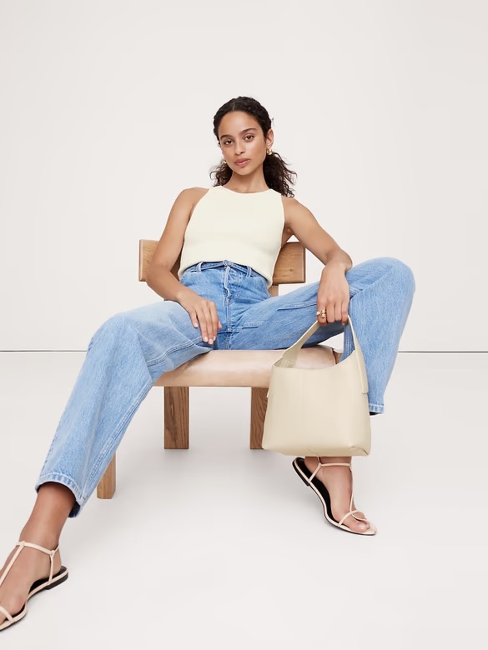 Banana Republic Sculpted Ribbed Tank